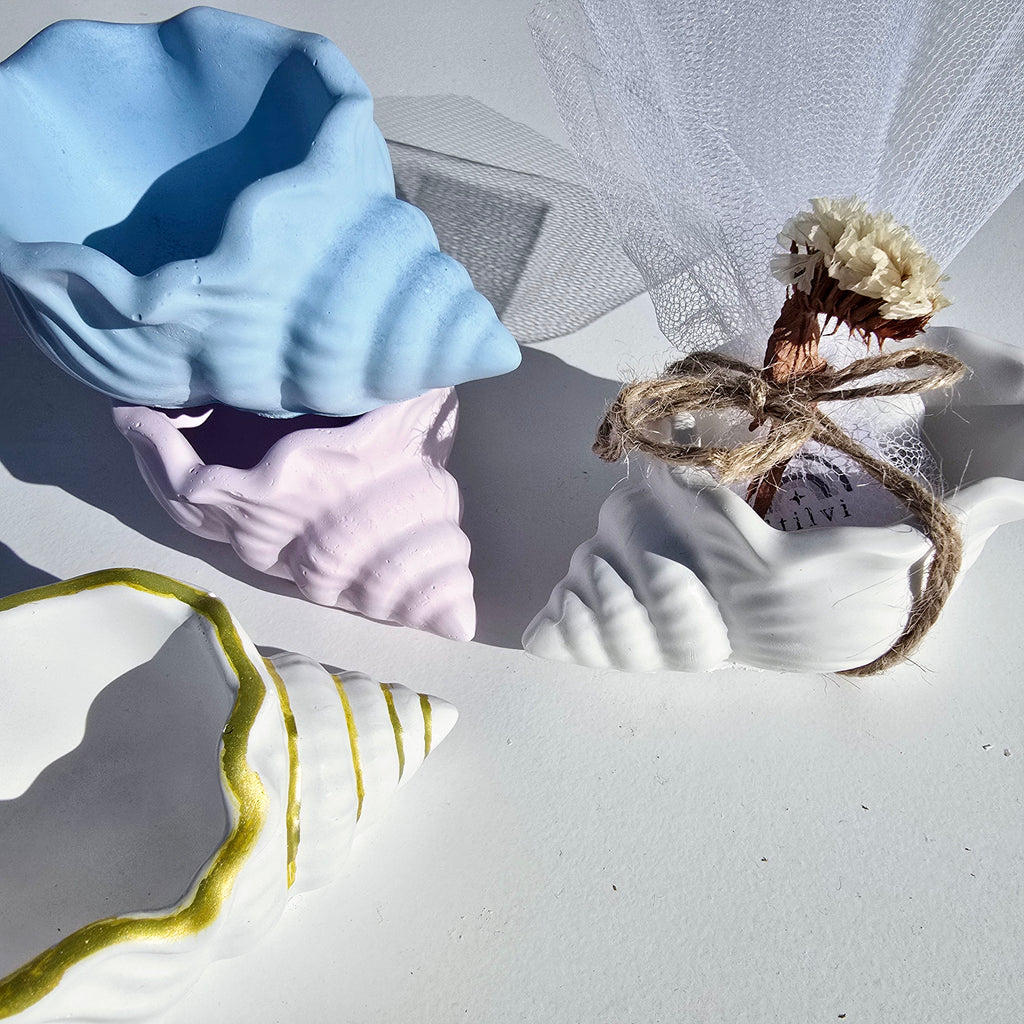 Μπομπονιέρα κοχύλι σαλιγκάρι