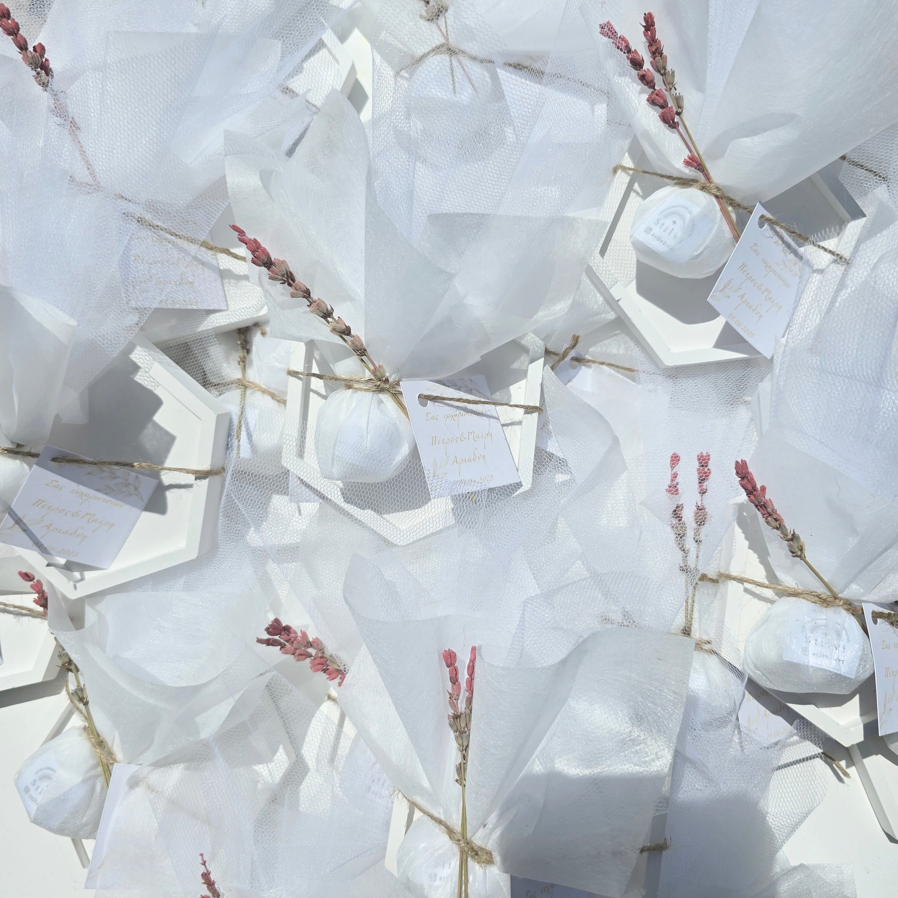 Μπομπονιέρα πολύγωνο σουβέρ