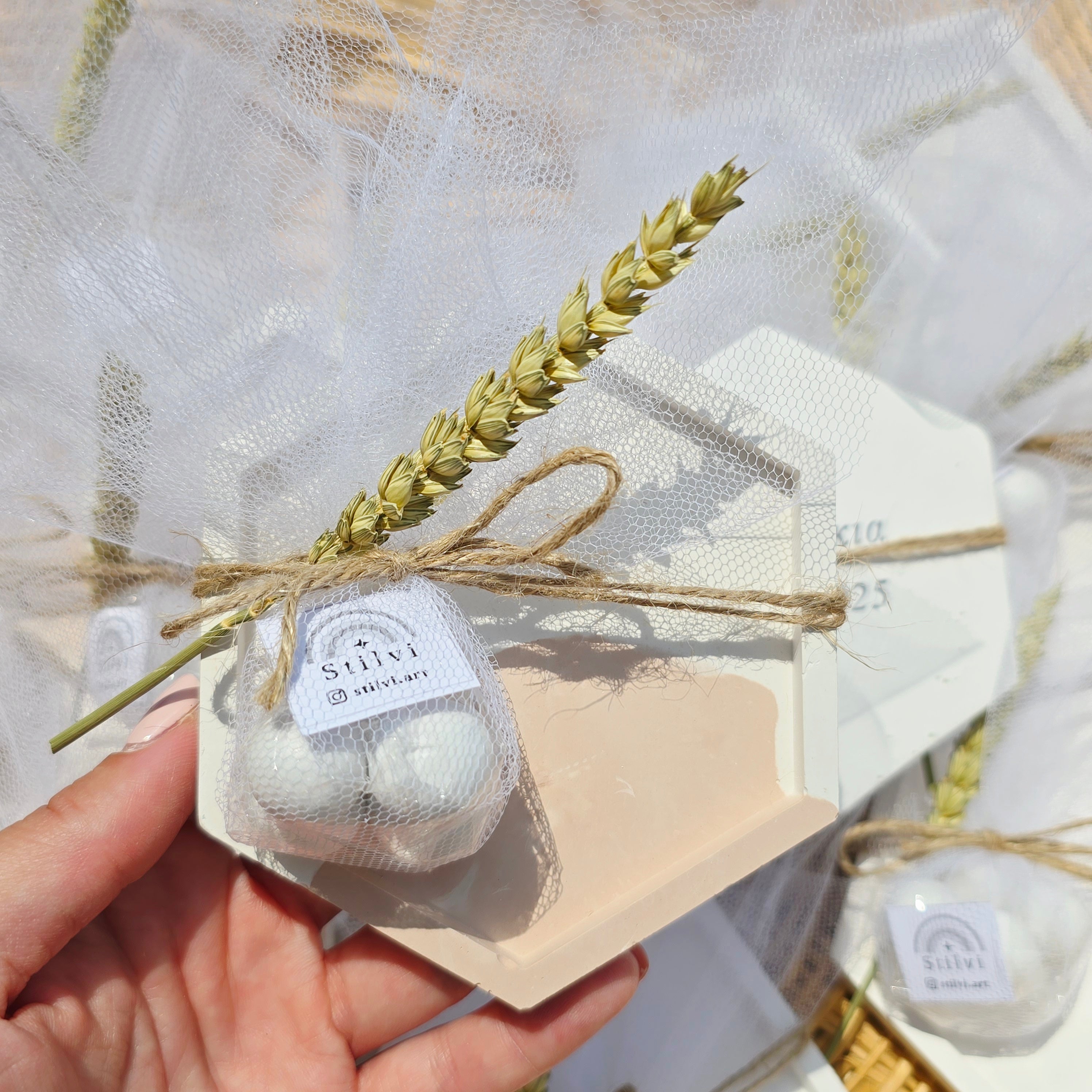 Μπομπονιέρα πολύγωνο σουβέρ