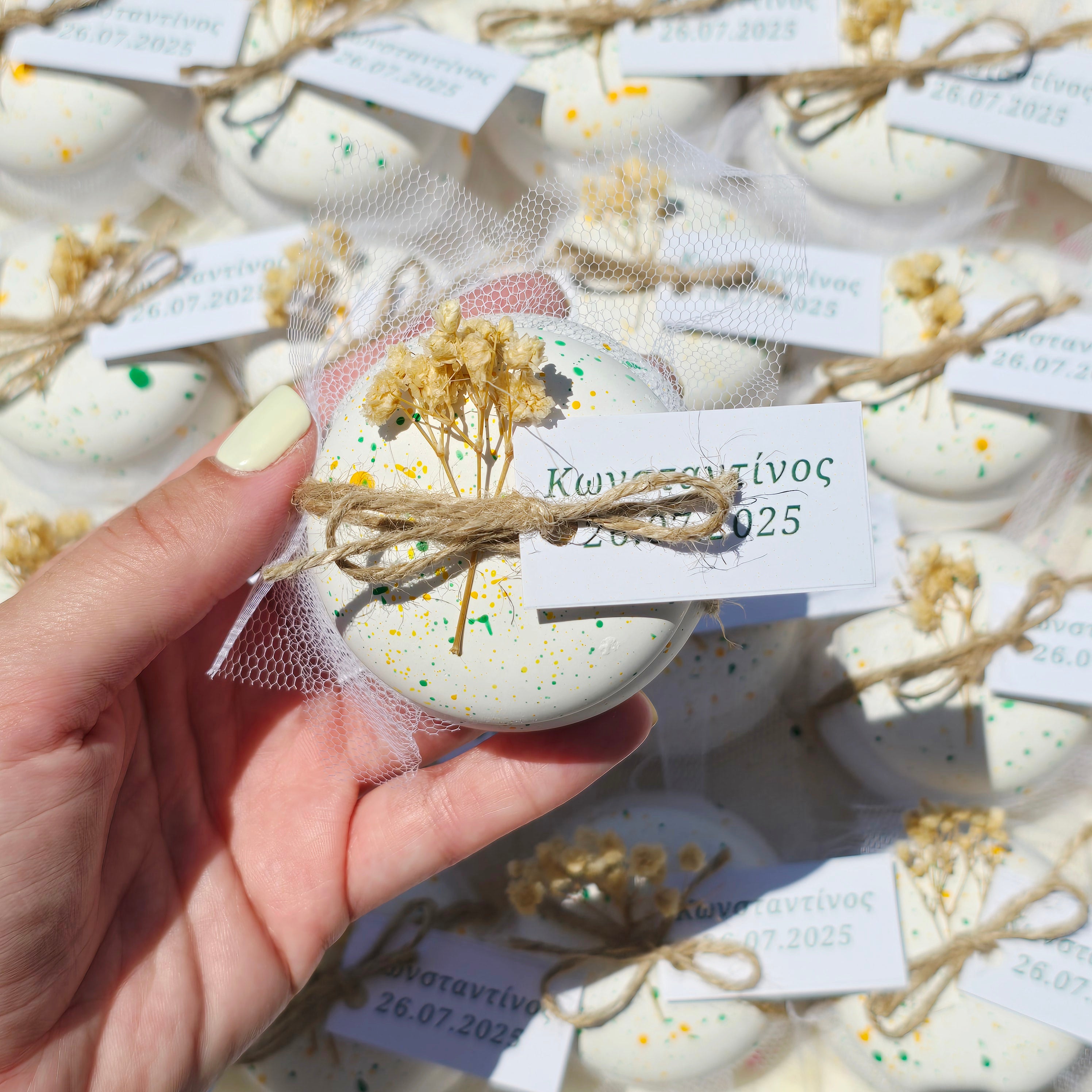 Μπομπονιέρα macaron