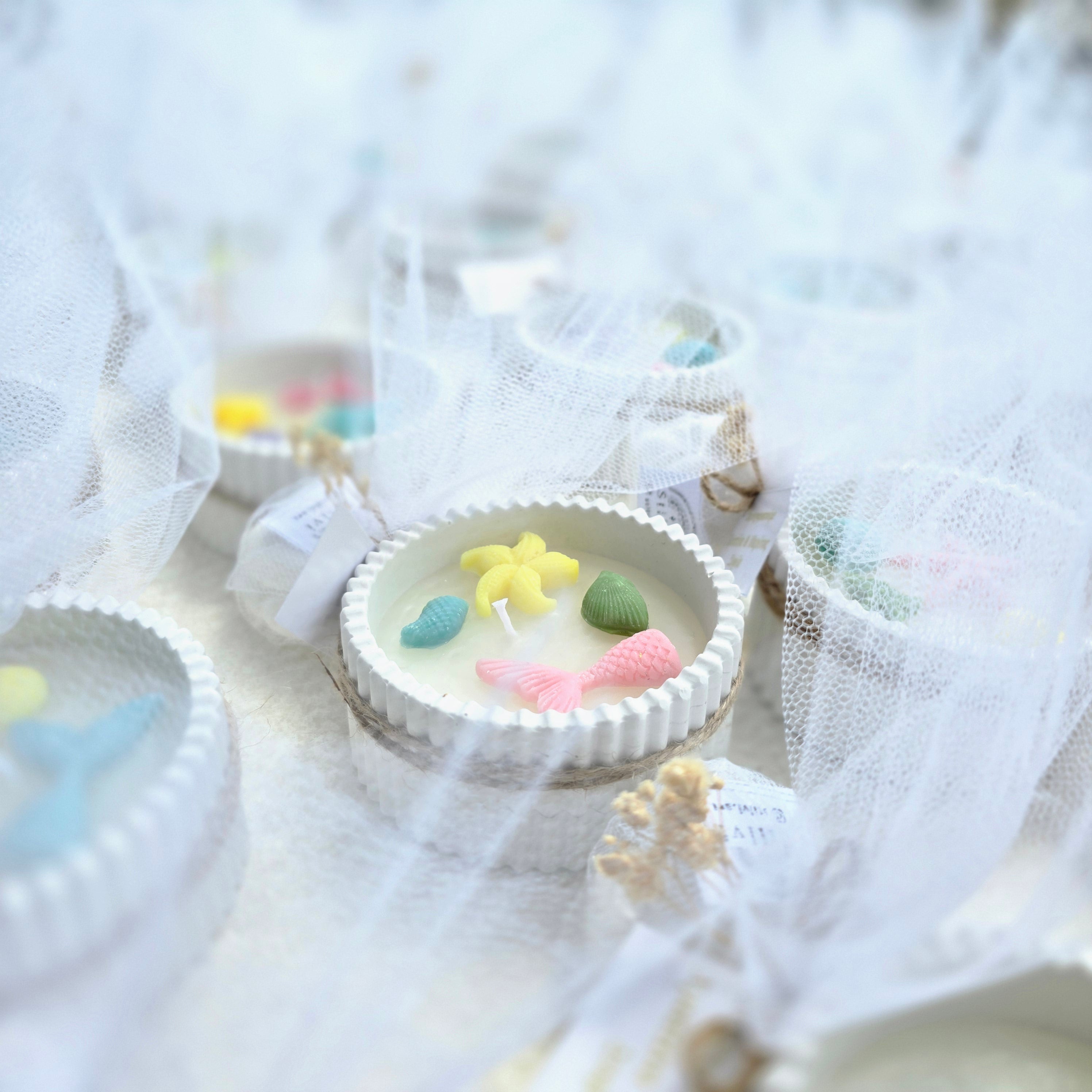 Μπομπονιέρα δοχείο - θαλασσινά στοιχεία