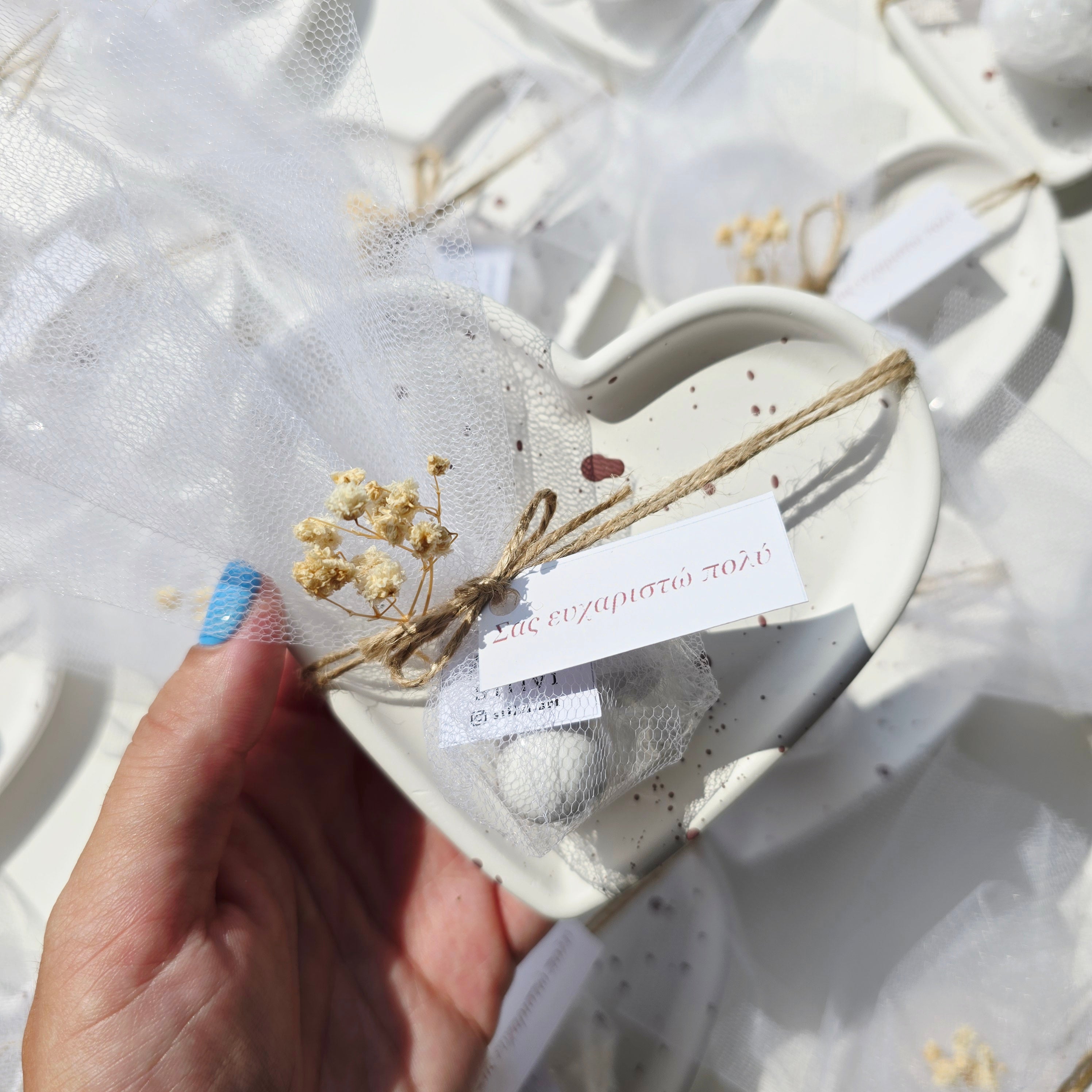 Μπομπονιέρα καρδιά