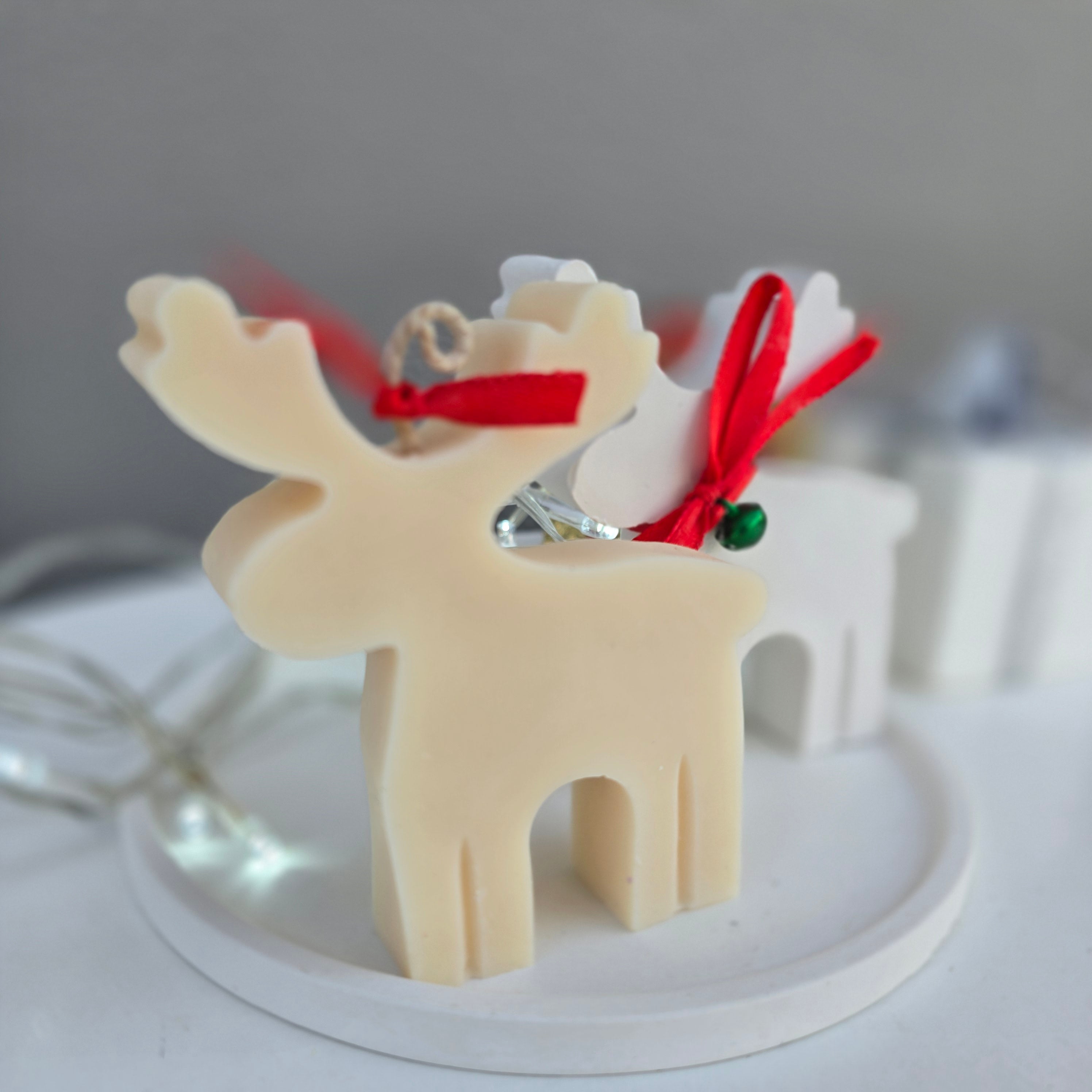 Ταρανδάκι κερί & διακοσμητικό