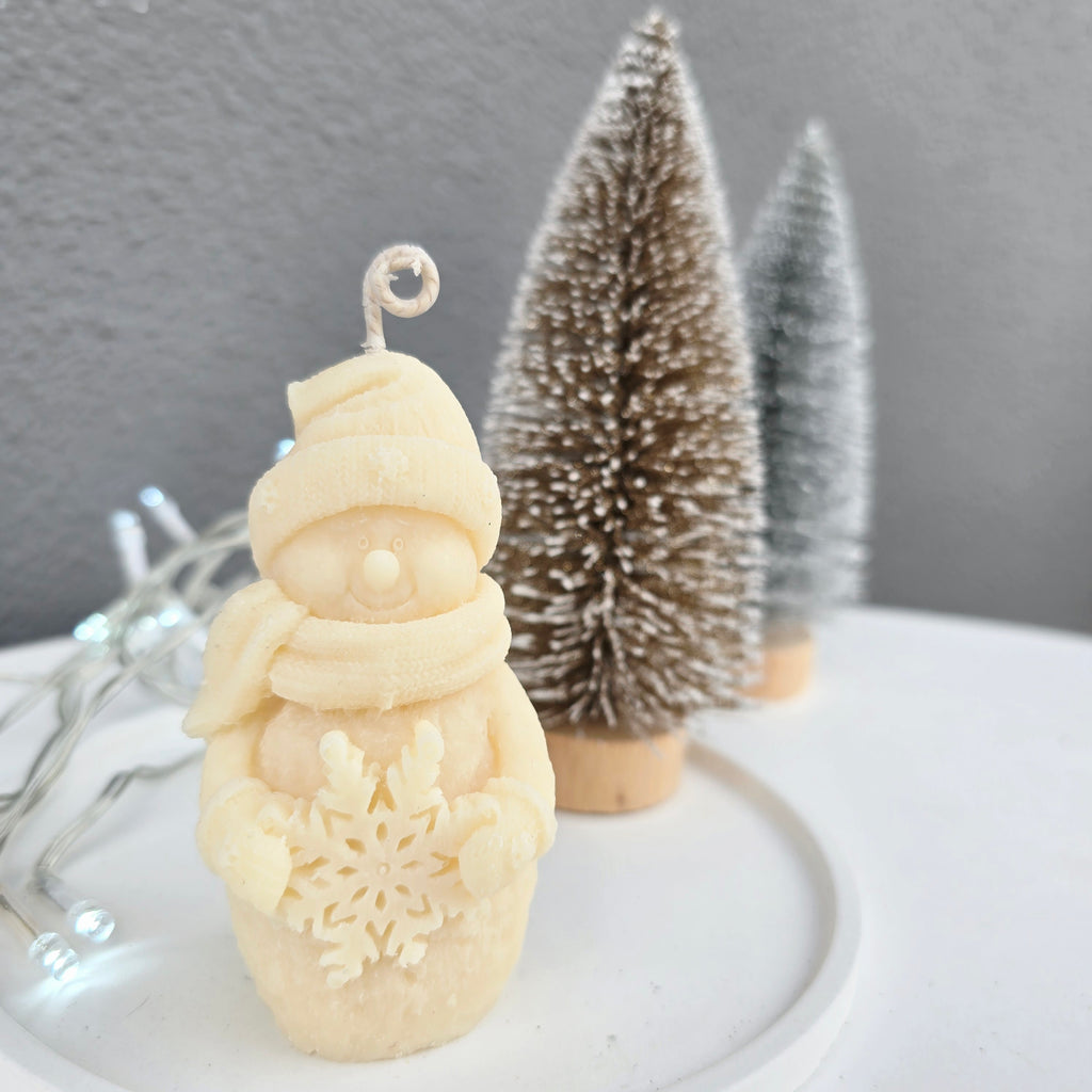 Χιονάνθρωπος κερί