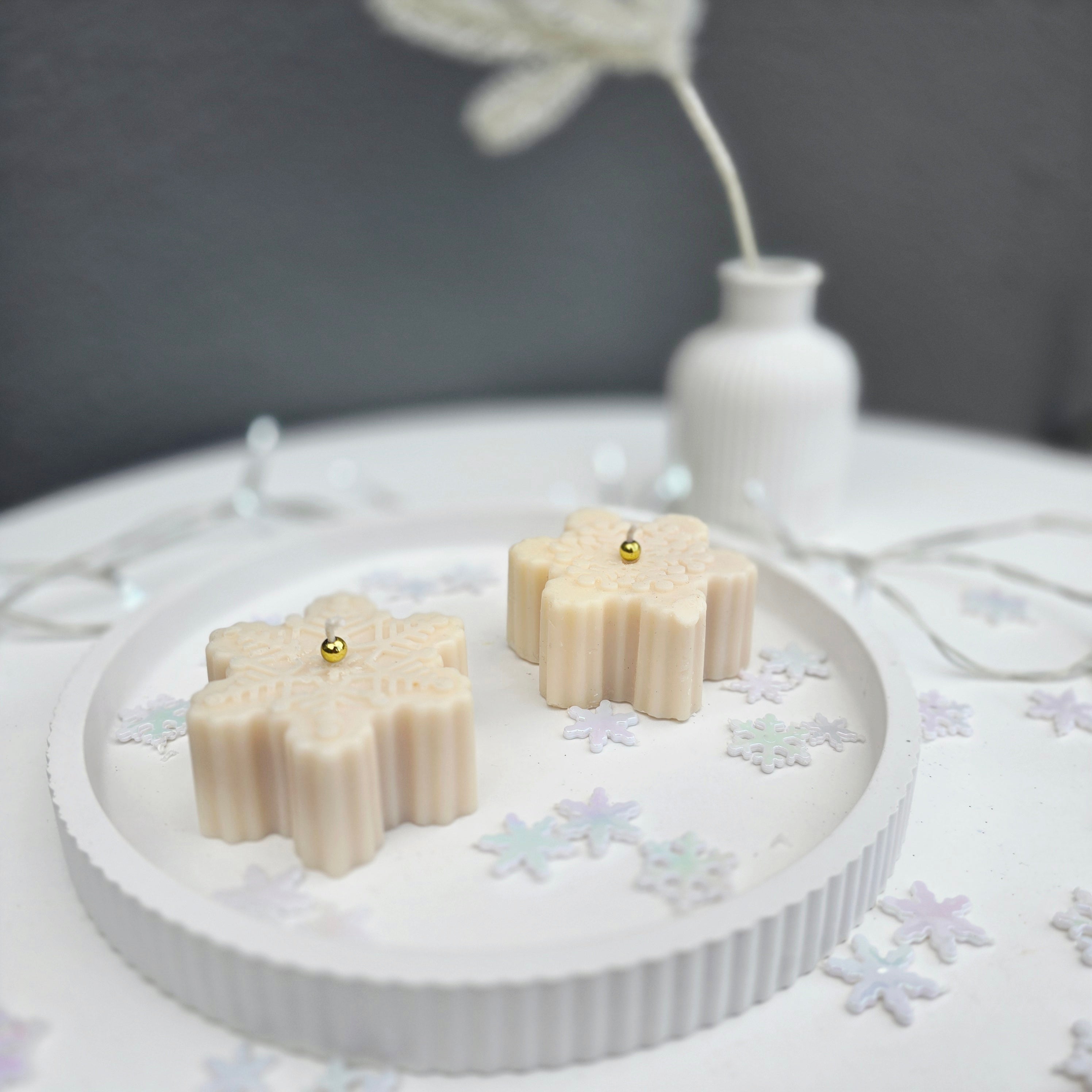 Χιονονιφάδα κερί