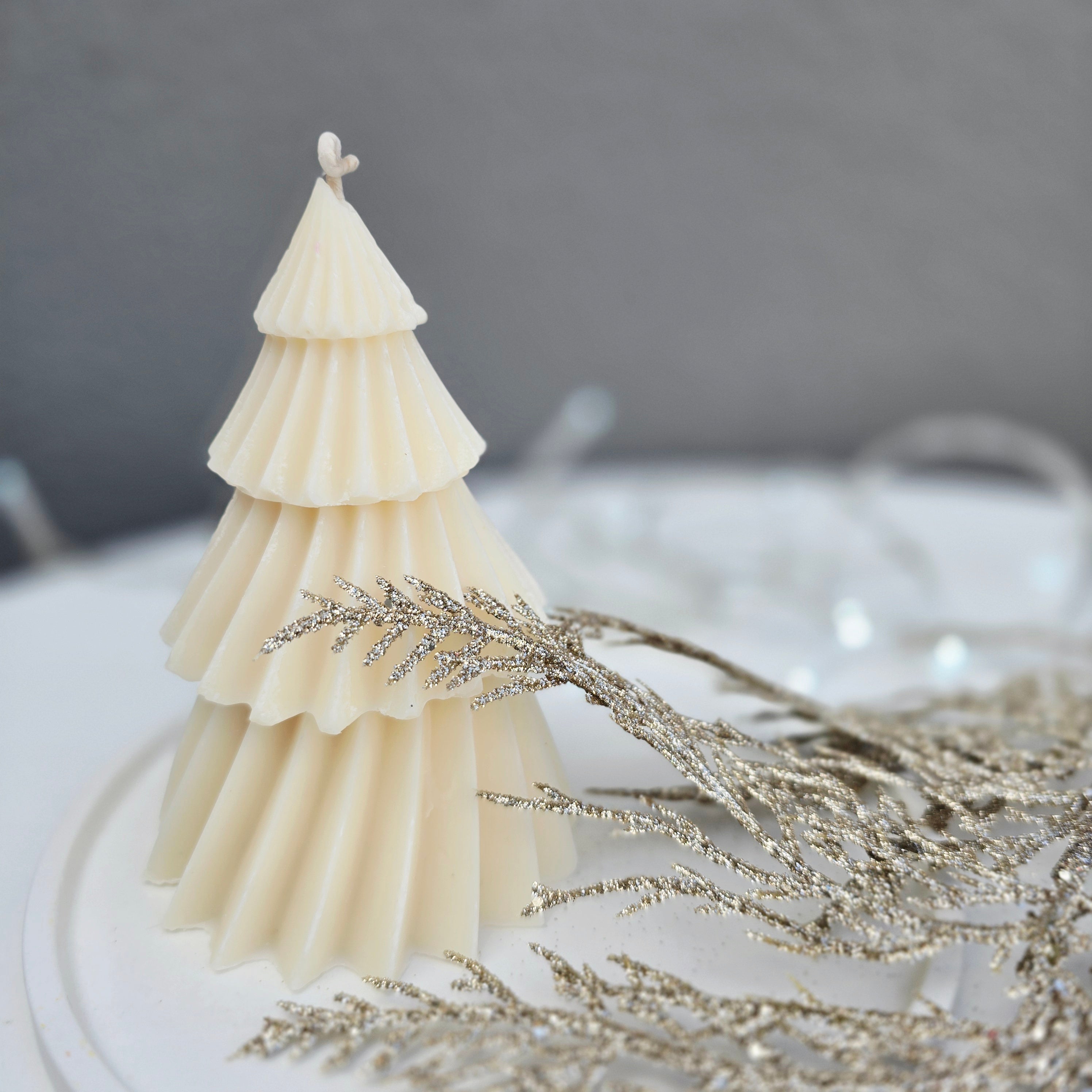 Χριστουγεννιάτικο δέντρο κερί