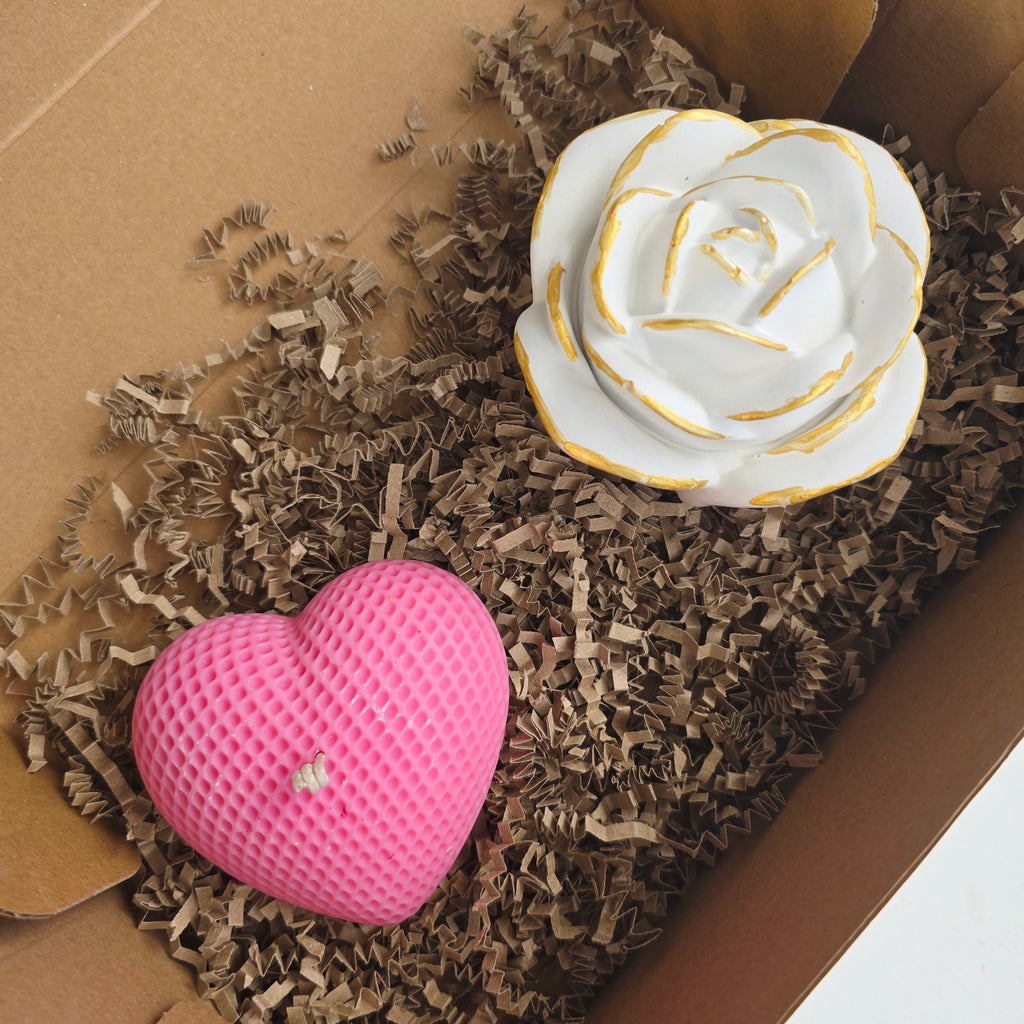 Valentine box "Rose and heart"