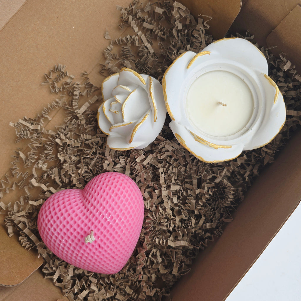 Valentine box "Rose and heart"