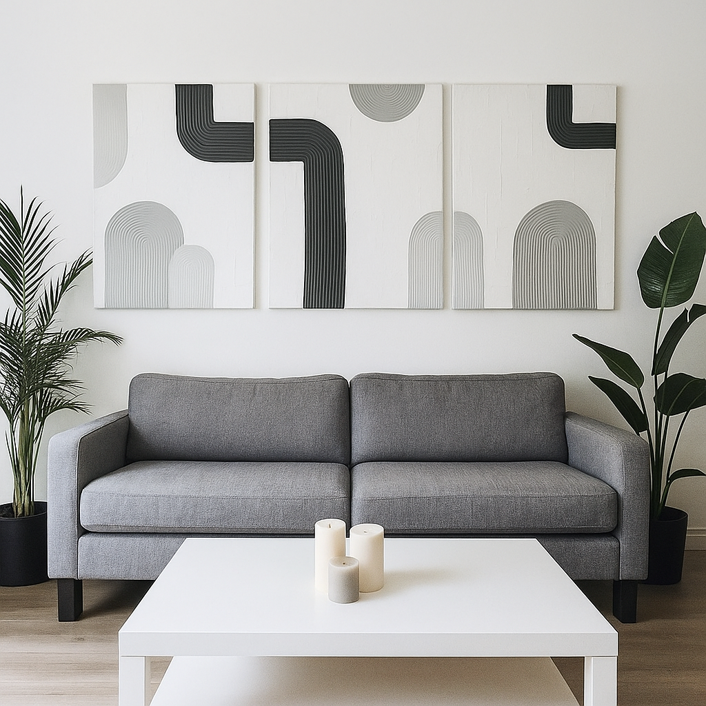 Πίνακας textured 3πλος