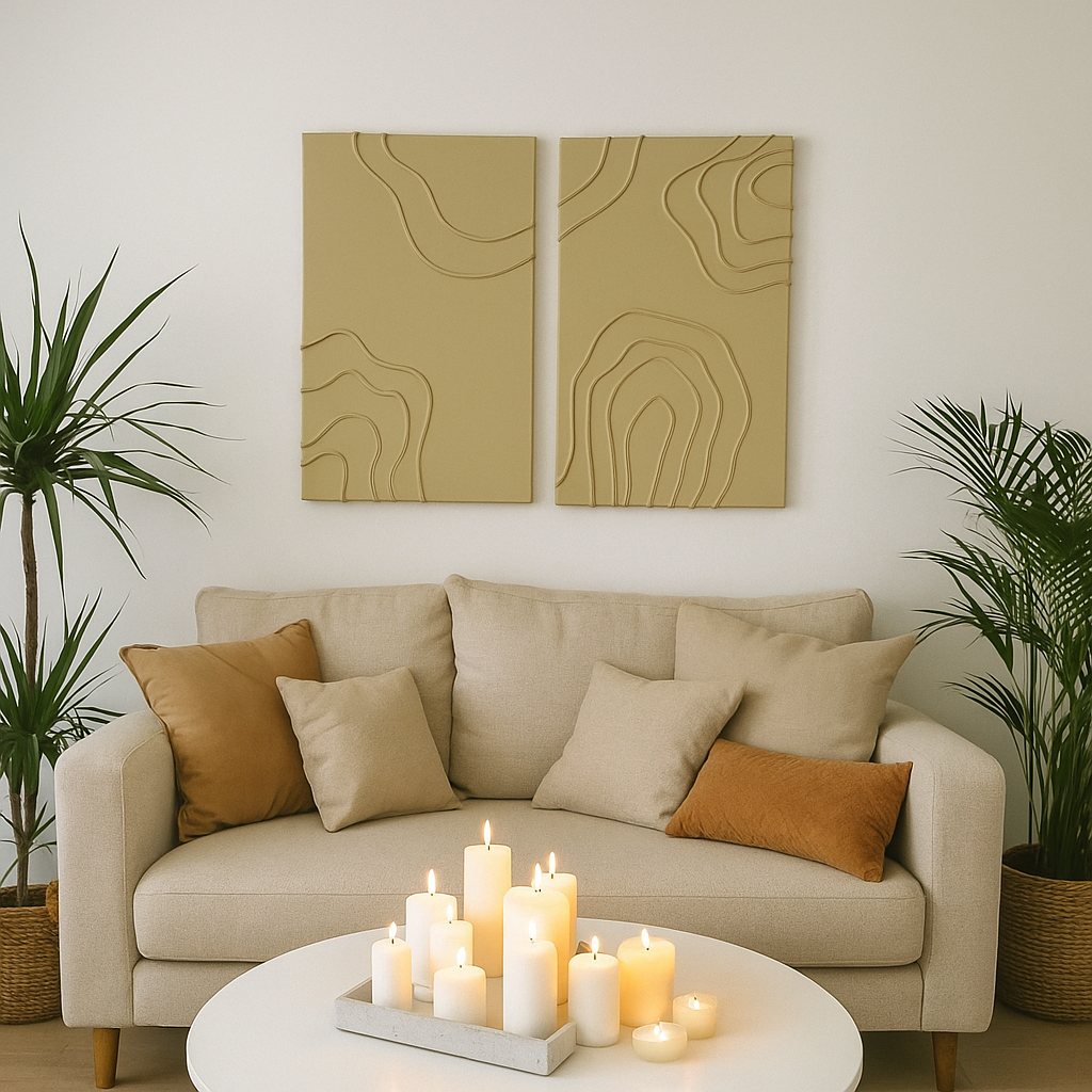 Πίνακας textured Line Art