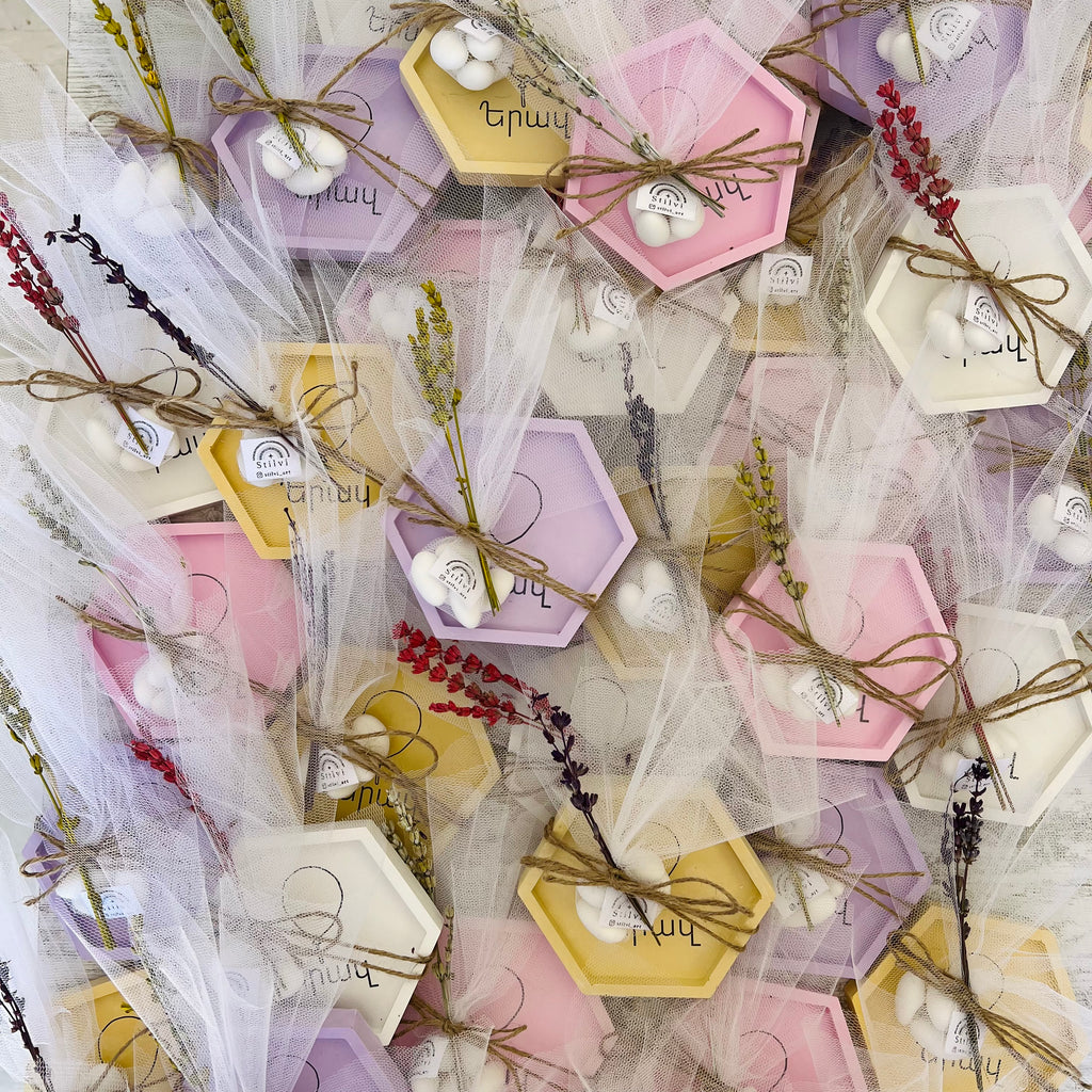 Μπομπονιέρα πολύγωνο σουβέρ